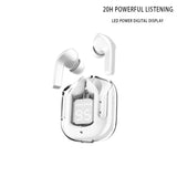 Auriculares inalámbricos TWS con Bluetooth 5.3, auriculares deportivos para juegos, reducción de ruido, graves, control táctil para todos los teléfonos.
