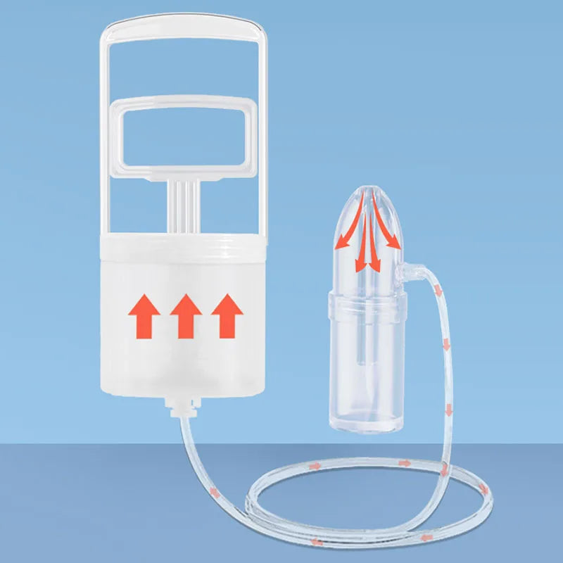New Fashion Baby Nasal Aspirator Powerful Hand Pump and Non-invasive Nose Tip Hygienic & Comfortable Nose Suction for Baby