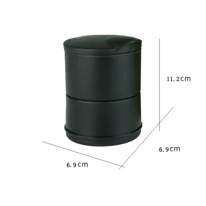 Cenicero LED universal para coche, contenedor para monedas, basura, cigarros, accesorios interiores.