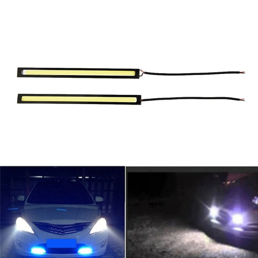 2X Slim LED Bar 17cm LED Light Bar Work Light Waterproof For Driving Offroad Boat Car Tractor Truck 10-12v COB