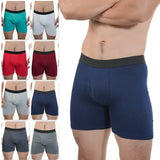 Men Mid-Long Boxer Shorts Sport Underwear Cotton Underpants Sexy Breathable Large Boxershorts Men's Gifts