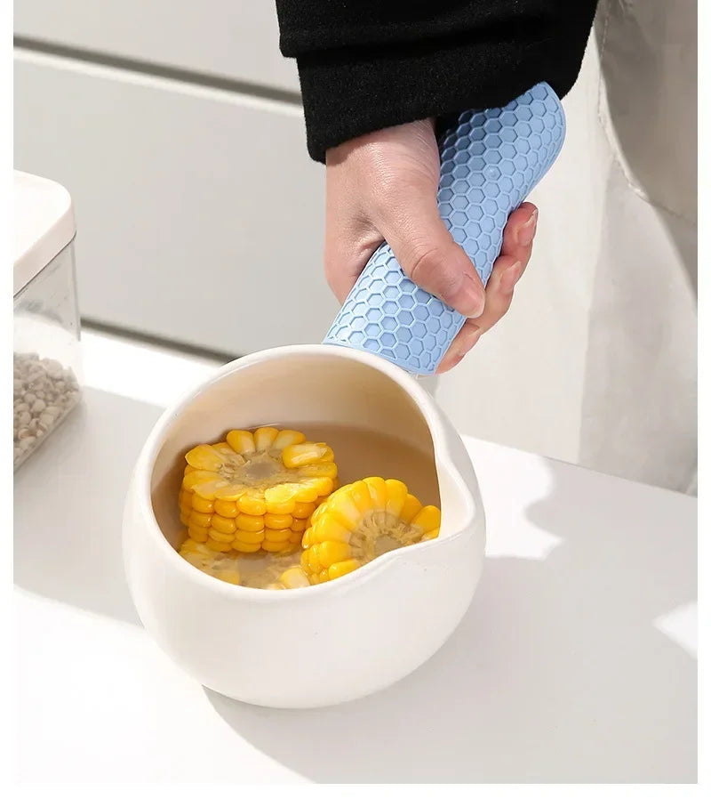 Silicone Round Teacup Mat Table Insulation Mat Dish Non-slip Placemat High Temperature Light Luxury Anti-scalding Casserole Mat