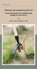 Stand Up Weed Puller Tool with Screw Holes Portable Weeding Head Replacement Gardening Digging Weeder Removal Accessory