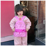 Kawaii Barbie Cartoon Anime Fashion Backpack Girl Barbie Princess Backpack Cute Kindergarten Kids Schoolbag Gift Toys