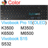 Keyboard Cover for ASUS Vivobook Pro 15 15X OLED GO S S15 N6506 S5507 S5506 M5506 X1505 M1505 K3504 Silicone Protector Skin Case