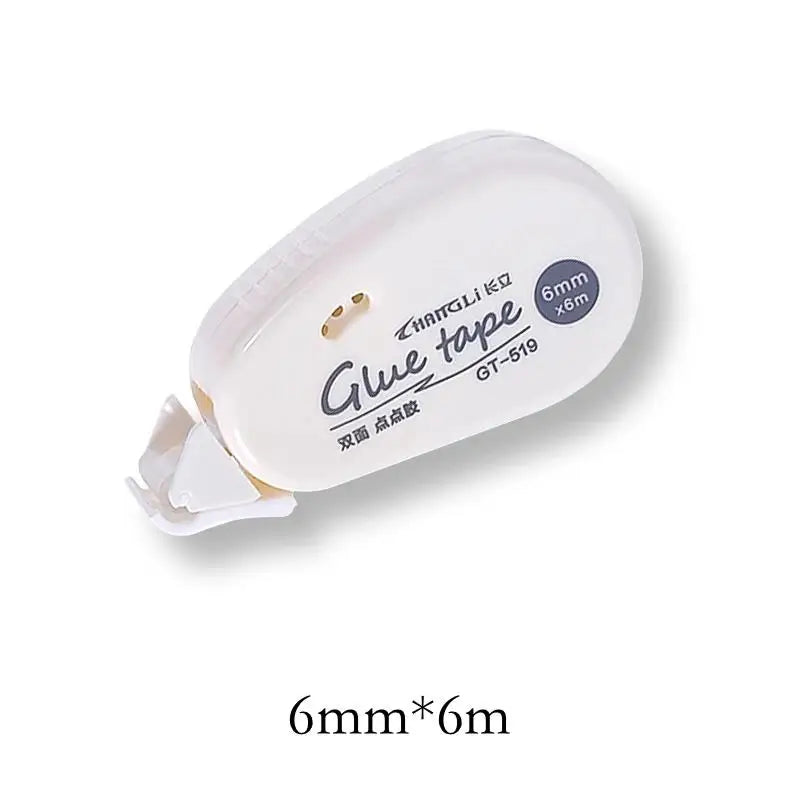 6mm 6m Double Sided Adhesive Dots Glue Tape Scrapbooking Collage Photo Journaling Crafts For Office Supplies School Stationery