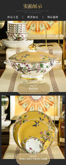 Fine Bone China Plates Dinner Sets Ceramics Luxury Breakfast Dinnerware Gift Women Vajillas Completa Ceramica Luxury Tableware