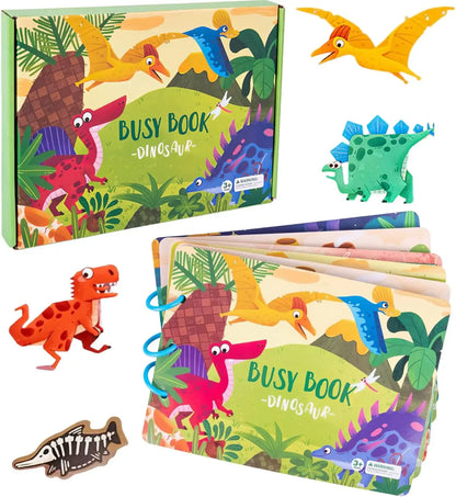 Montessori Busy Book for Kids Sticker Quiet Book Baby Early Educational Toy toddlers Matching Puzzles Game Learning Toys Gifts