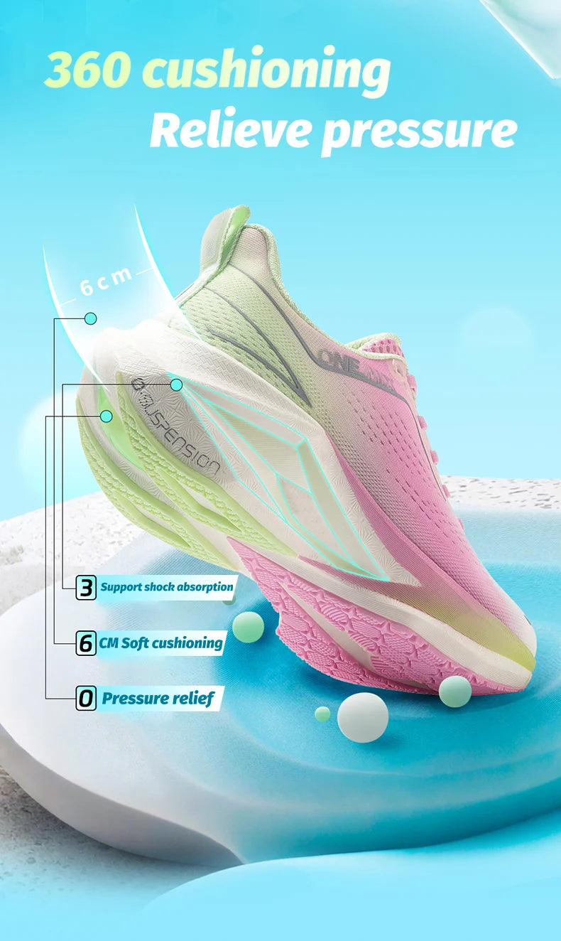 ONEMIX Running Shoes for Men Super Light Outdoor Athletic Training Jogging Sneakers Anti Slip Wear-Resistant Walking Shoes