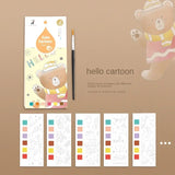 20 Sheets Portable Children Watercolor Painting Book Paint with Water Kids Gouache Graffiti Picture Coloring Drawing Toys Gifts
