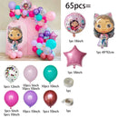 1 conjunto gabby casa de bonecas gatos balão bolas de látex crianças festa de aniversário decoração chá de bebê suprimentos hélio globos crianças