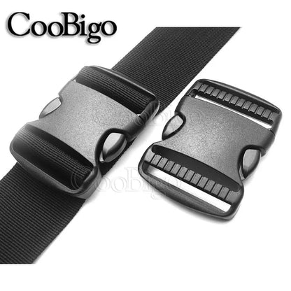 20mm 25mm 32mm 38mm 50mm Plastic Hardware Dual Adjustable Side Release Buckles Backpack Belt Bag Parts Strap Webbing