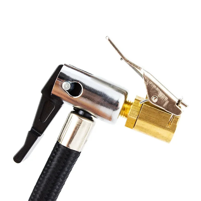 Bomba inflável para pneu de carro, mandril de ar, conector de válvula, adaptador de latão, válvula de roda de pneu automático, bomba inflável