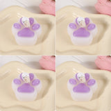 1pc/4pc Cat Paw Design Scented Candle ,For Birthday, Valentine's Day, Diy Home Decoration, party decoration, wedding souvenirs