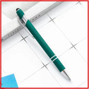 20-200 Pens Wholesale Metal Ballpoint Pen Touch Screen Pen Office School Advertising Pen Custom Logo Text Laser Engraving