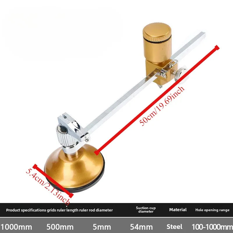 Professional Glass Cutter Circular Compass Porcelain Manual Tile Diamond Cutting Ceramic Construction Tools