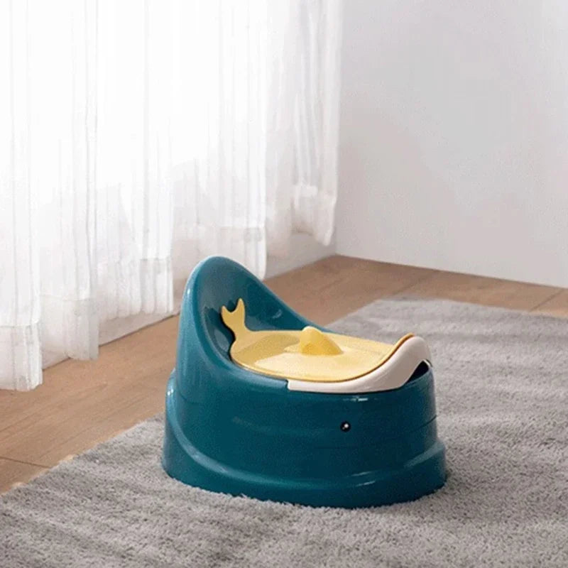Toddler Potty Baby Toilet Trainer, Portable Training Toilet for Travel, Stable and Safe Oval Bottom Design, Non-Slip Potty