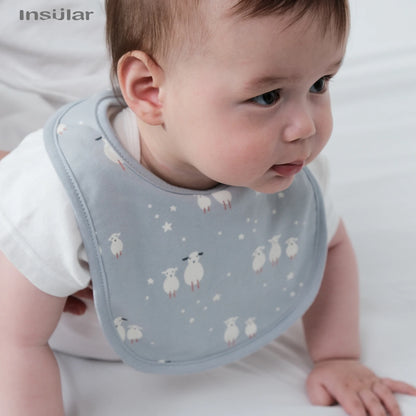 3pcs/set Baby Girl Boy Feeding Bibs Waterproof Apron Cartoon Towel Kids Toddler Dinner Bandanas Burp Cloths Baby Accessories