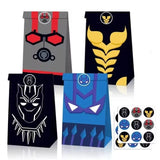 Artículos para fiesta de cumpleaños de superhéroes de los Vengadores: pulseras, pegatinas, mascarilla infantil, piñata para niño, rellenos para bolsas de regalo y recuerdos de fiesta de superhéroes. 