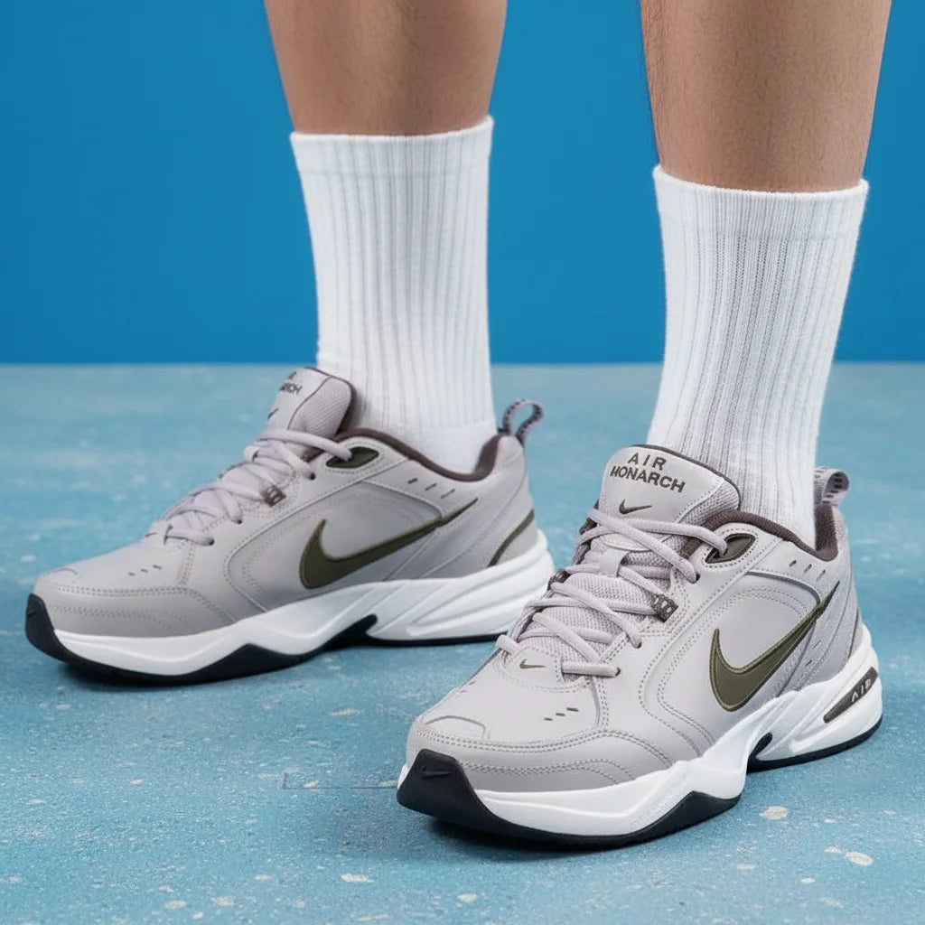 Nike Men's Shoes Air Monarch Iv Lightweight Casual Sports Shoes Breathable Cushioning Running Shoes