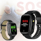 Smart Watch for Elderly Fall Detection GPS Positioning 4G SIM Card SOS Phone Call Heart Rate T
