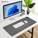 EXCO Large Felt Desk Pad Extended Mouse Keyboard Mat Non-Slip Base Computer Desktop Soft Protector for Gaming Office Home Laptop
