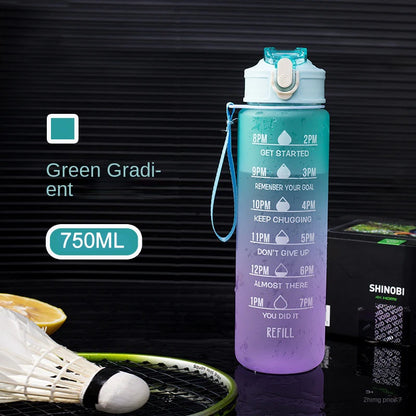 1 Liter Water Bottle Motivational Sport Water Bottle Leakproof Drinking Bottles Outdoor Travel Gym Fitness Jugs For Kitchen