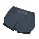 2025 New Men's Running Shorts Fitness Quick-drying Double Layer Shorts Men Workout Training sweatpants Bodybuilding Short Pants