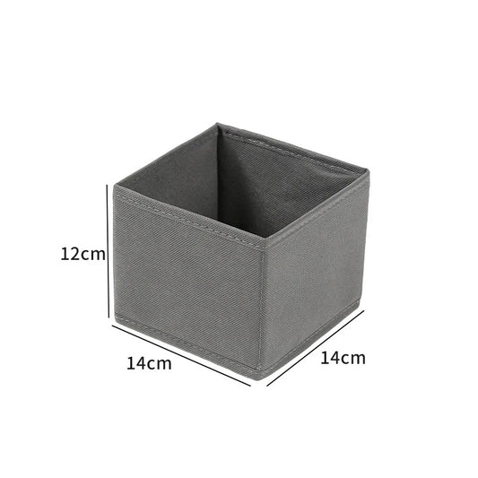 1pc Fabric Underwear Storage Box Drawer Organizers for Closet Organization and Storage of Socks, Underwear, Ties, and More