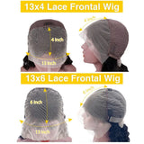 HD Transparent Deep Wave Frontal Wig 13x4/13x6 Curly Lace Front Human Hair Wigs For Women Wet And Wavy Water 5x5 Closure Wig