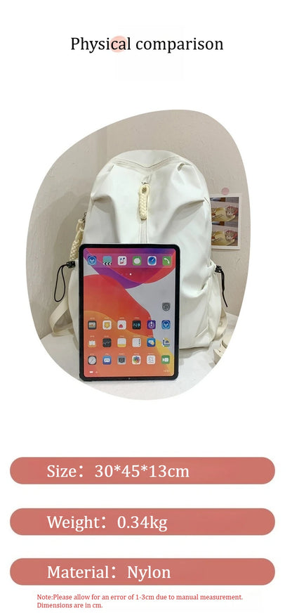 Large Capacity Schoolbag Male and Female High School College Students Simple Leisure Sports Backpack Fashion Travel Backpack