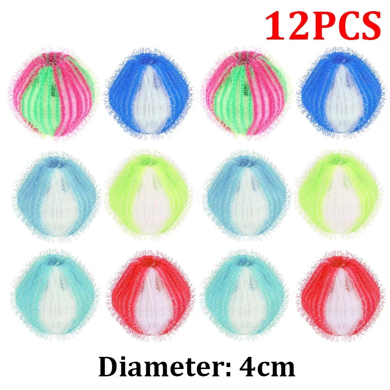 Washing machine lint ball, hair filter, floating lint remover, catcher, reusable dirty collection, cleaning balls, 12 pcs, 6pcs