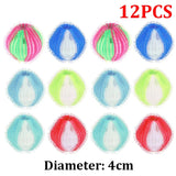 Washing machine lint ball, hair filter, floating lint remover, catcher, reusable dirty collection, cleaning balls, 12 pcs, 6pcs