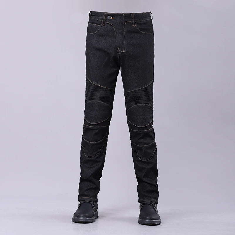 Motorcycle Riding Jeans Men Outdoor Moto Jeans Protective Knee Hip Pads Motocross Pants Touring Anti-Drop Pants Protective Gear