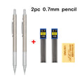 Mechanical Pencil Set 0.3 0.5 0.7 0.9 1.3 2.0mm Full Metal Art Drawing Painting Automatic Pencil with Leads Office School Supply