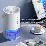 1000ml Dehumidifier Air Dryer for Home Office Negative ions Eliminate Damp Mold and Moisture Portable Air Dehumidifier EU US