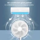 P30 Rechargeable Standing Fan 12 Inch 10800mAh Electric Folding Fan for Desktop Floor Wireless Portable Fans for Home Camping