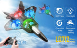 L0712 RC Plane 2.4G Remote Control Aircraft Gravity Sensing Helicopter Glider with Light EPP Foam Fighters for Boys Children