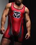 Kennel Club CB13 Men's Zipper Back Singlets Sexyman Bandit One Piece Sleeveless Gym Sports Fitness Clothing 