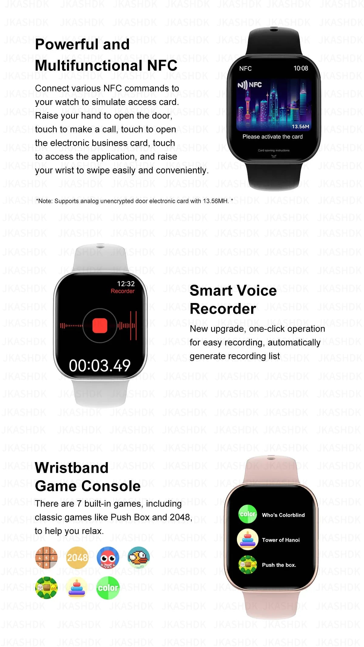 New For Apple Watch 10 GPS NFC Smart Watch Men Women Wireless Charging BT Call Waterproof HD AMOLED Smartwatch For Android IOS