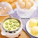 Electric egg cooker kitchen breakfast machine new multi-functional 220V double layer egg cooker mini steamer egg cooker