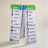 High Frequency Sight Words Double-Sided Study Cards English Words Reading Cards For English Language Learning