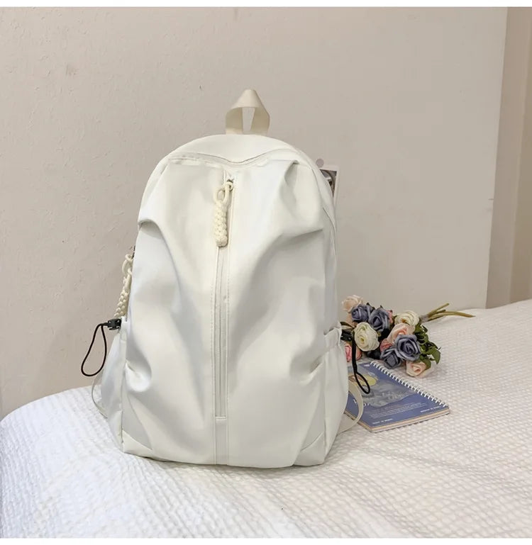 Large Capacity Schoolbag for Boys and Girls, High School and College Students, Simple Casual Sports Backpack, Fashion Travel Backpack