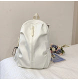 Large Capacity Schoolbag for Boys and Girls, High School and College Students, Simple Casual Sports Backpack, Fashion Travel Backpack