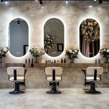 LUVODI Backlit Lighted Bathroom Mirror LED Bedroom Vanity Mirror Salon Mirror with Touch Sensor Dimming Defog IP44