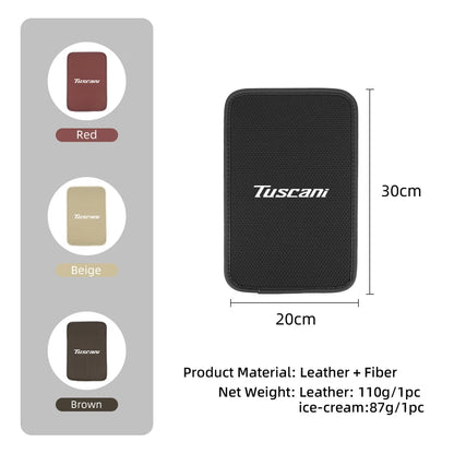 Car Armrest Mat Arm Rest Protection Cushion Interior Accessories For Hyundai Genesis Elantra Grand Santa Fe Palisade Equus