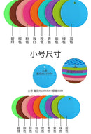 xgnvpy Silicone Mat Coaster Food Grade Non-slip Placemat Table Protection Kitchen Accessory Gadget Round Cup Mat