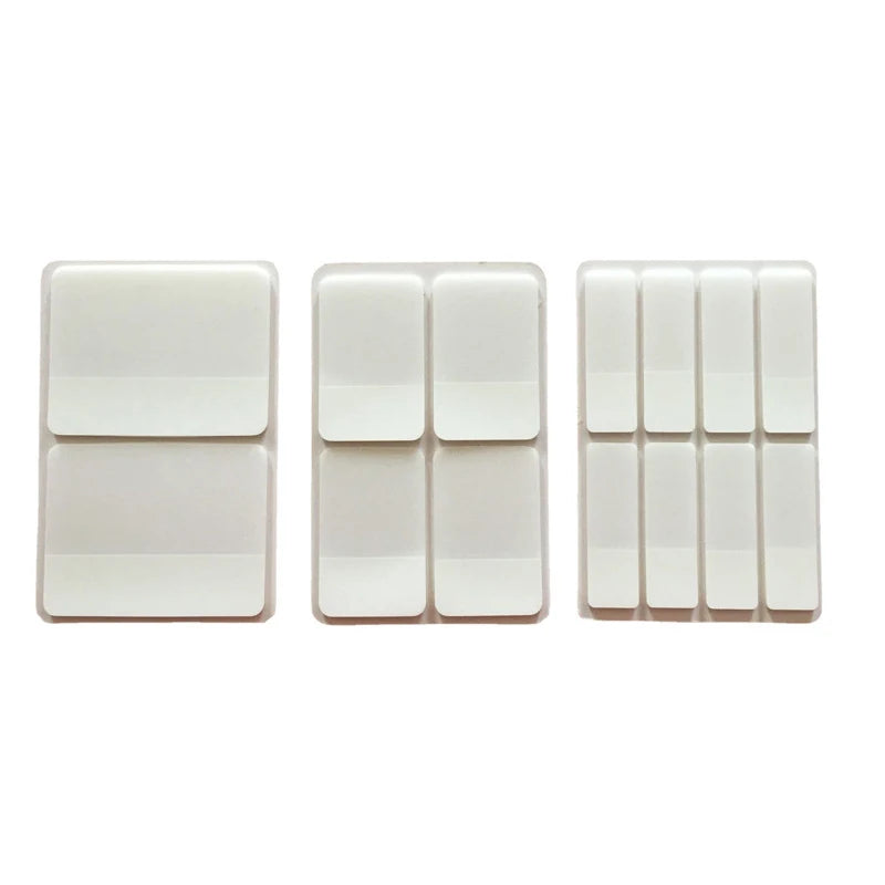 40/80/160 Pages Frosted Simple Pure White Index Stickers Transparent Label Stickers DIY Sticky Notes Office School Supplies