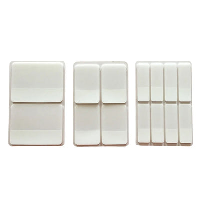 40/80/160 Pages Frosted Simple Pure White Index Stickers Transparent Label Stickers DIY Sticky Notes Office School Supplies