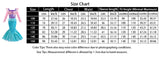 Children's Mermaid Cosplay Costume Girls' Role Play Costume Carnival Halloween Birthday Party Costume Summer Princess Dress